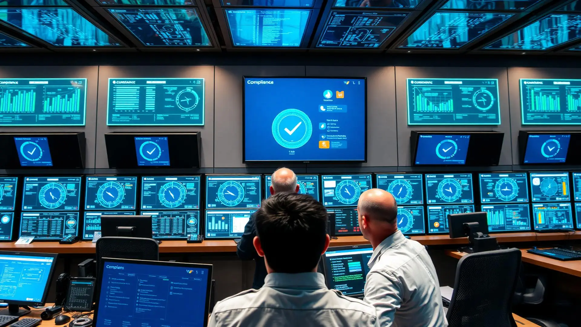 Operations control room — compliance and data integrity